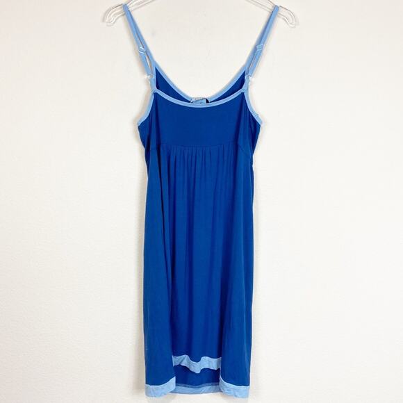 NWT Ekouaer | Blue Nightgown Sz Small - Picture 2 of 4